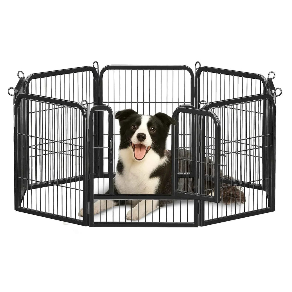 Foldable Dog Playpen with Door - Happy Tails - paws & love