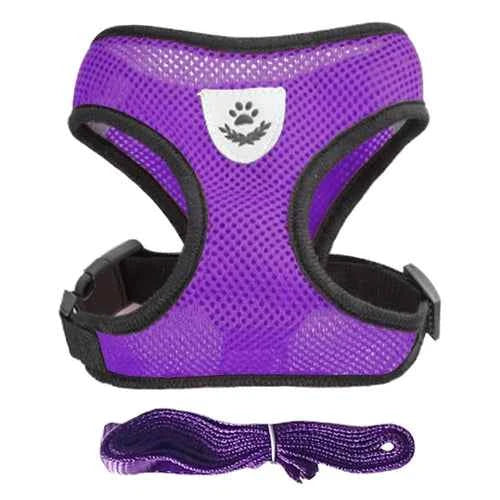 Cat Harness Leash Set for Small Dogs Adjustable Puppy Cat Harness Vest