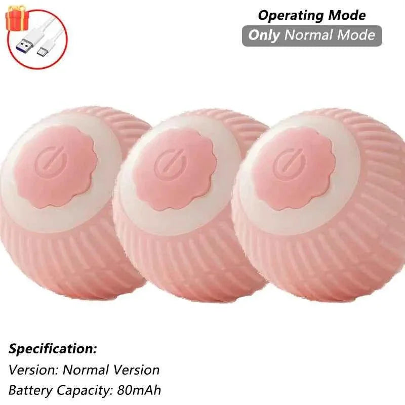 Feline Frenzy Interactive Cat Toy - Rechargeable Rolling Ball with Faux Tail for Ultimate Pet Training Fun - Happy Tails - paws & love