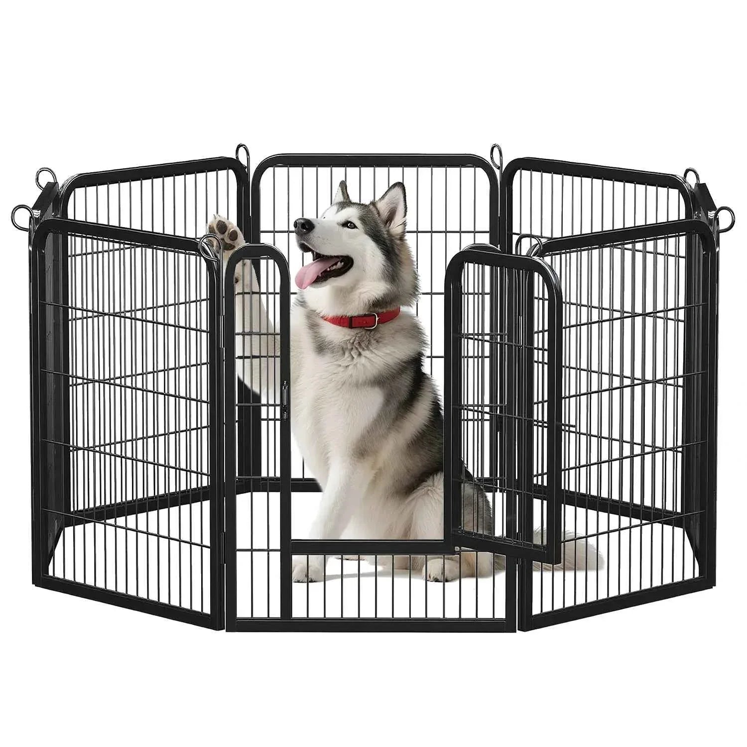 Foldable Dog Playpen with Door - Happy Tails - paws & love