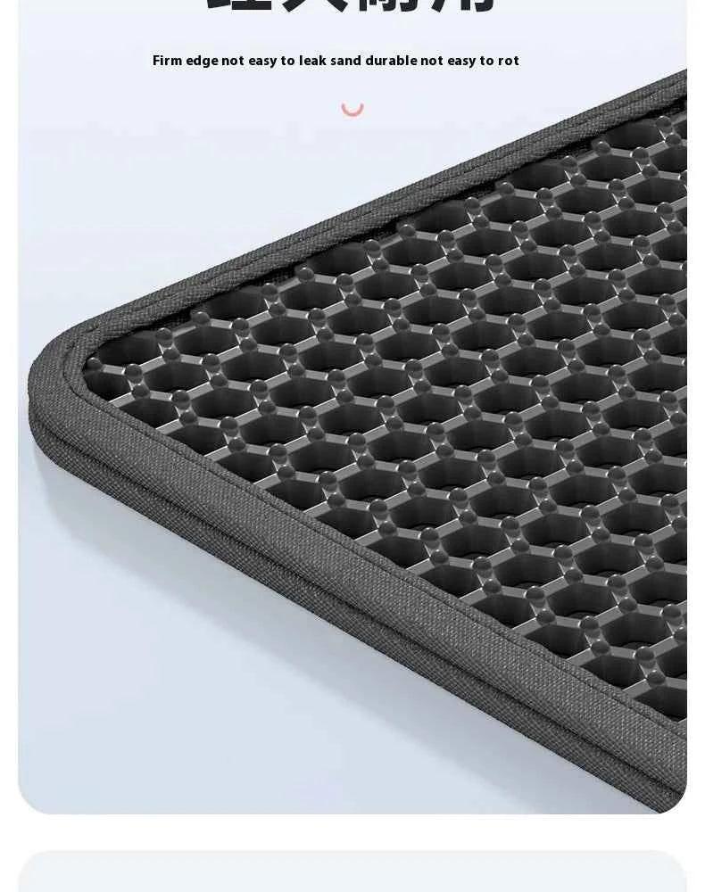 PawPal Large Cat Litter Mat - Happy Tails - paws & love