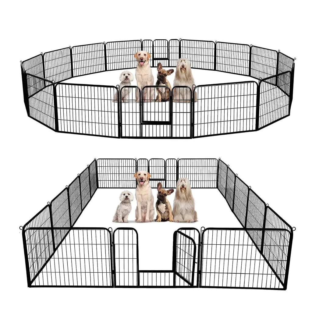 Foldable Dog Playpen with Door - Happy Tails - paws & love
