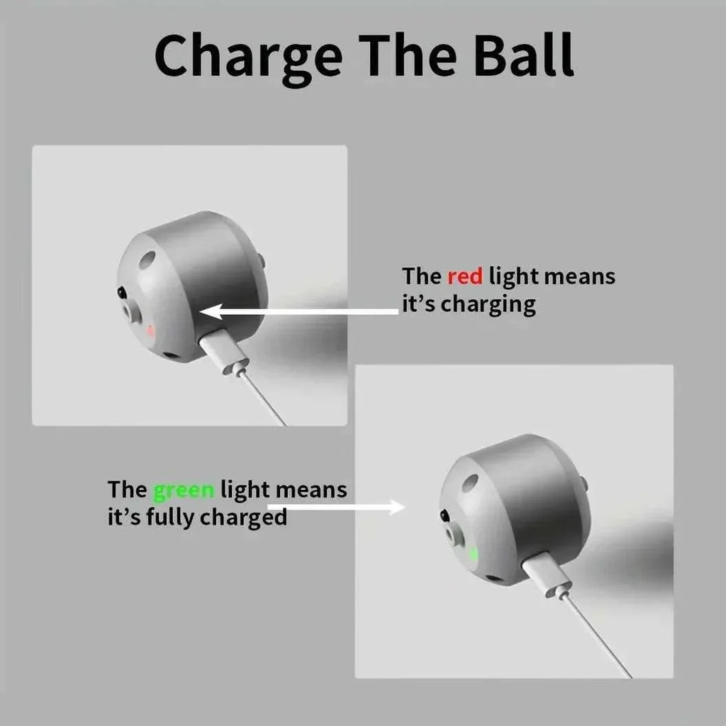 Smart Dog Toy Ball - Xiaomi Smart Dog Toy Ball USB Rechargeable Interactive Bouncing Ball with RGB Lights for Endless Fun - Happy Tails - paws & love
