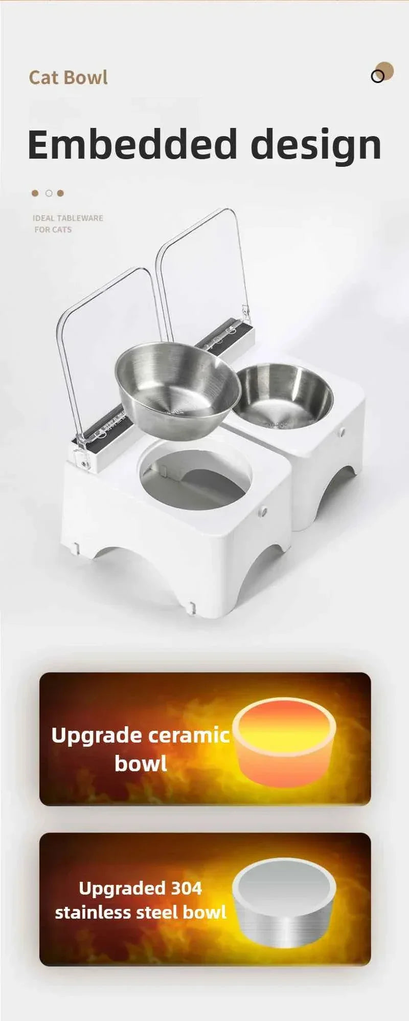 PawTech Automatic Pet Feeder – Detachable, Safe, Plug-in Design with Sensing Lid - Happy Tails - paws & love