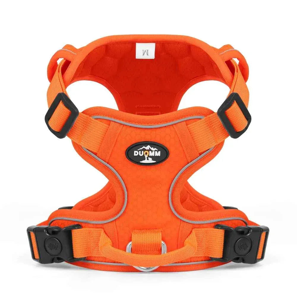 Naughty Dog Reflective No Pull Harness - Adjustable Safety Vest for Medium & Large Dogs, Perfect for Walking & Running - Happy Tails - paws & love