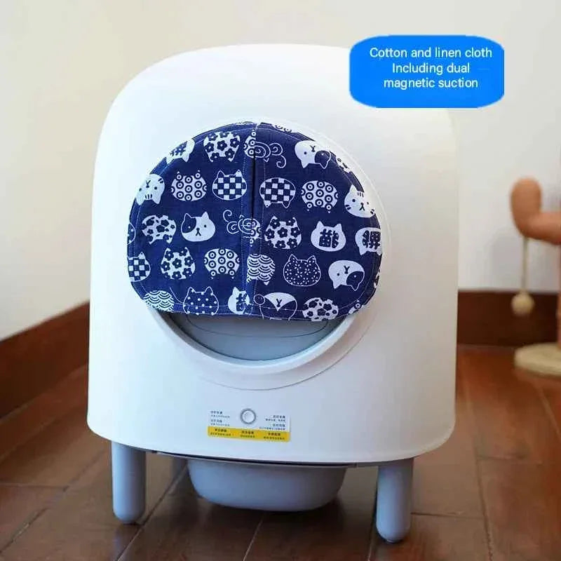 Petree Cat Basin Door Curtain - Odor-Proof & Dust-Proof Design, 6 Stylish Options for Your Automatic Litter Box - Happy Tails - paws & love