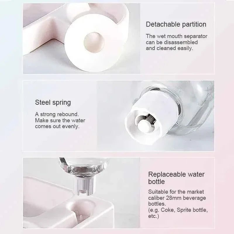 PawPerfect Automatic Pet Feeder - 500ml Portable Bowl for Cats & Dogs, Perfect for Living Room & Bedroom Use - Happy Tails - paws & love