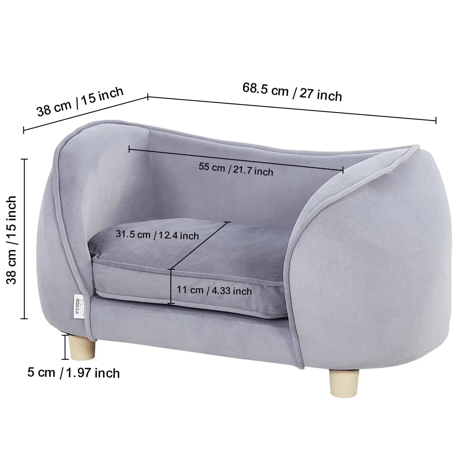 Medium Dog Sofa - Happy Tails - paws & love