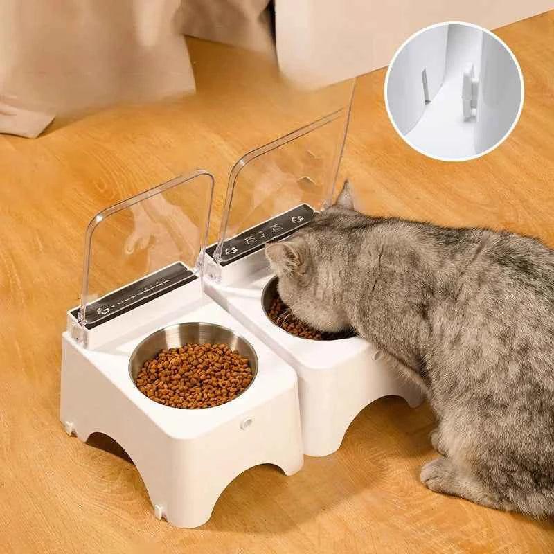 PawTech Automatic Pet Feeder – Detachable, Safe, Plug-in Design with Sensing Lid - Happy Tails - paws & love