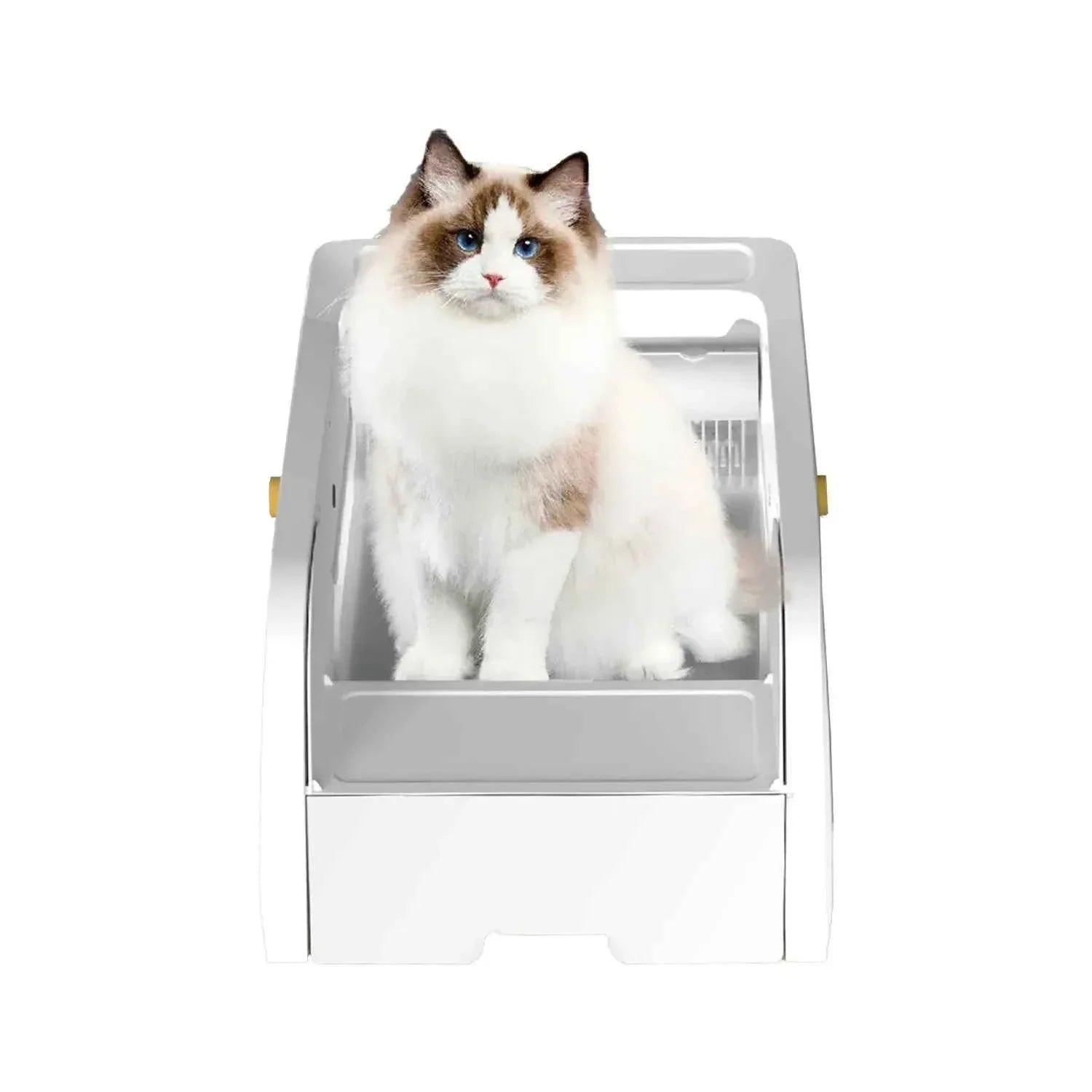 Smart Cat Litter Box with Automatic Self-Cleaning Cat Litter Box System for Hassle-Free Pet Care - Happy Tails - paws & love