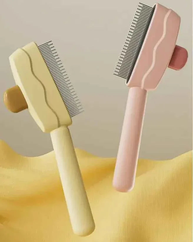 PetGroomer Pro Automatic Pet Grooming Brush - Self-Cleaning Massage Comb for Effortless Grooming & Pet Hair Removal - Happy Tails - paws & love