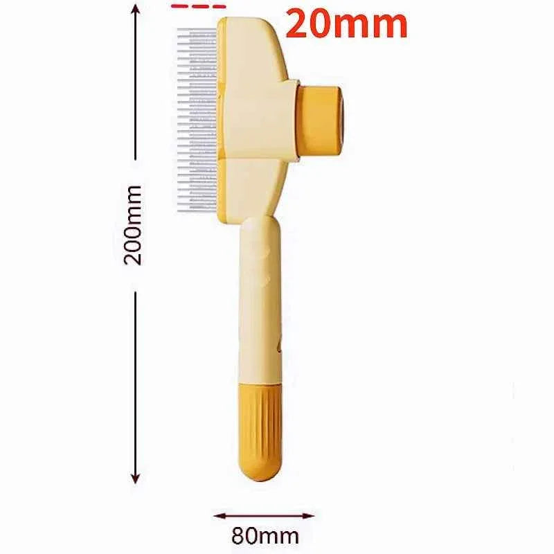 PetGroomer Pro Automatic Pet Grooming Brush - Self-Cleaning Massage Comb for Effortless Grooming & Pet Hair Removal - Happy Tails - paws & love