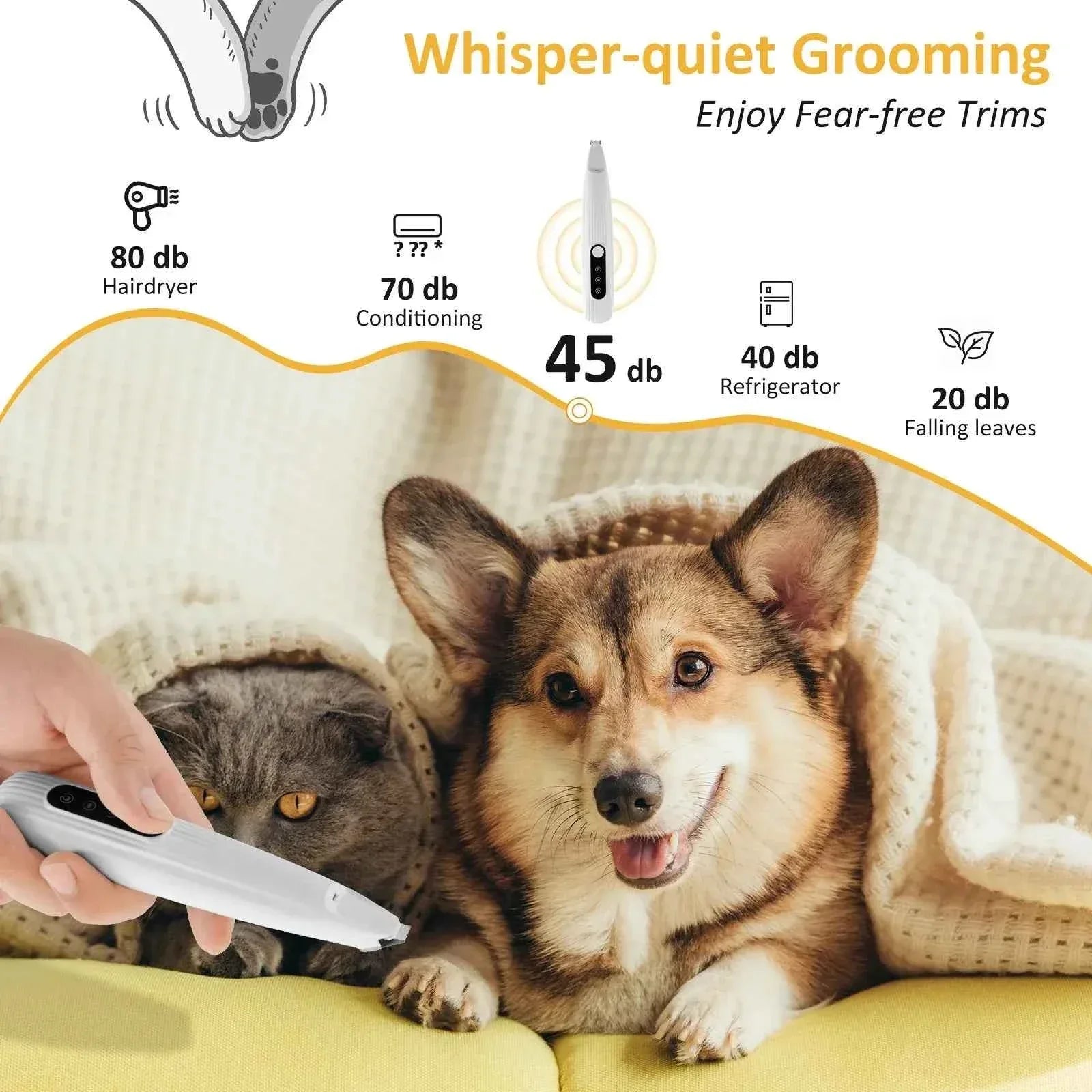 Grooming Tool for Dogs & Cats - Ultimate Pet Grooming Tool for a Healthy Coat - Happy Tails - paws & love