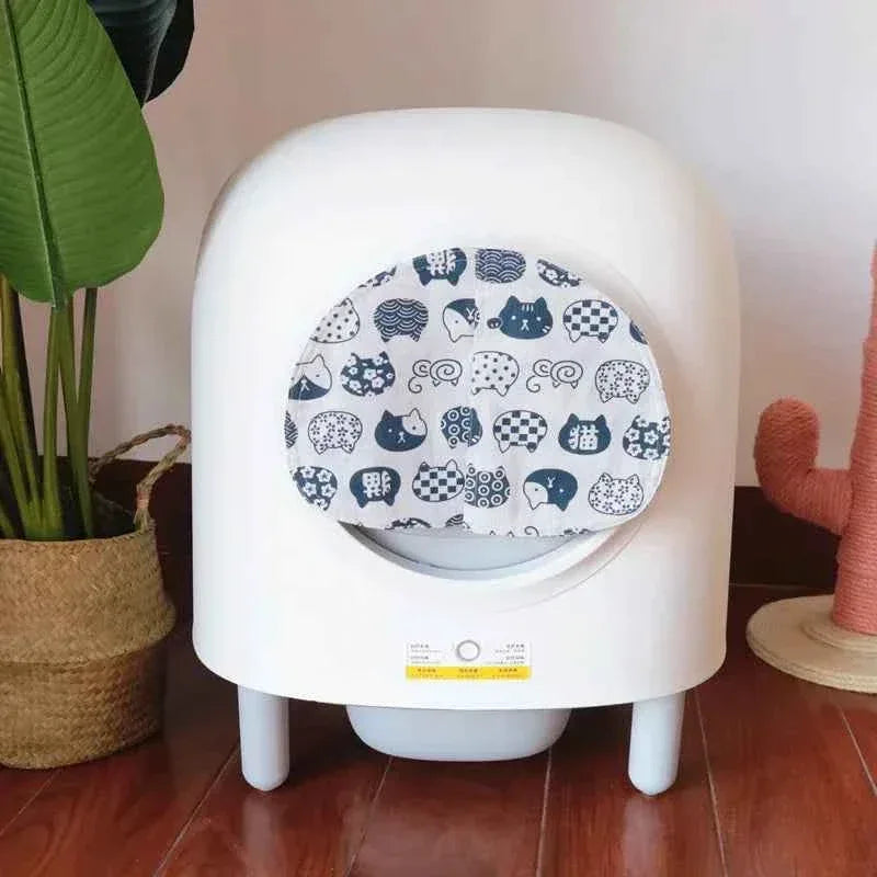 Petree Odor-Proof Cat Basin Curtain Set - 18 Stylish Designs for Automatic Litter Boxes - Happy Tails - paws & love