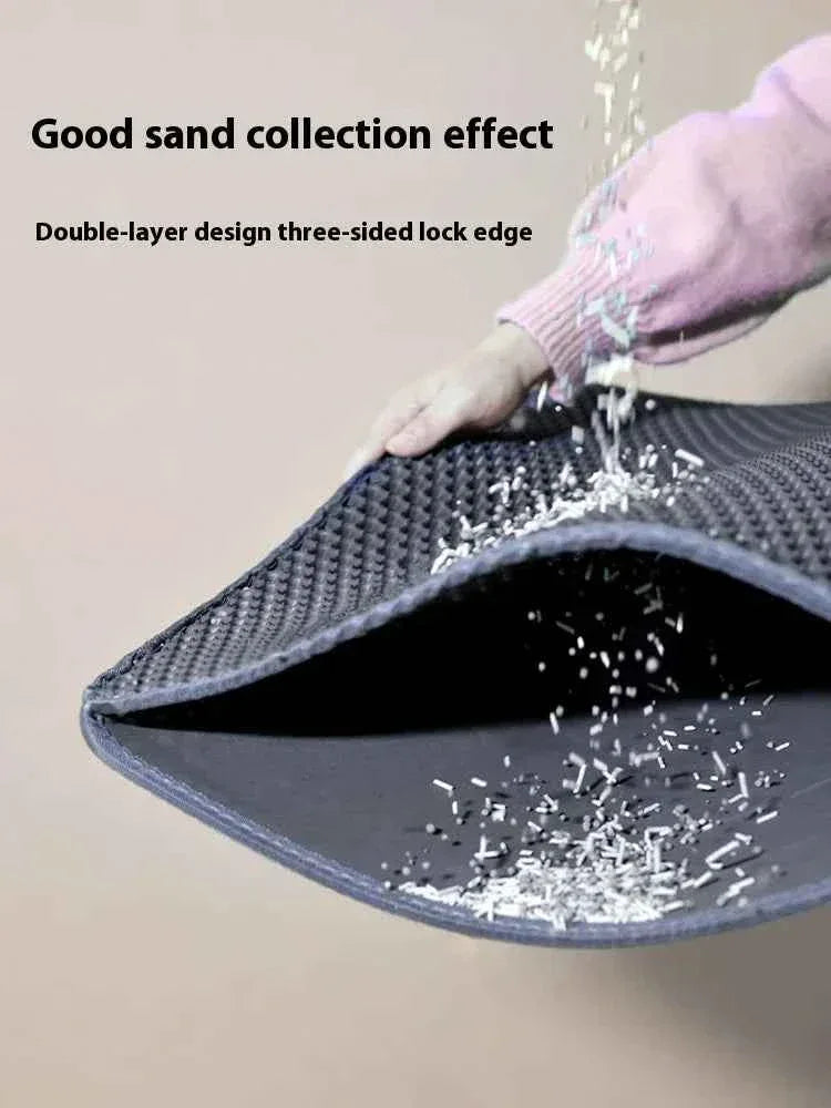 PawPal Large Cat Litter Mat - Happy Tails - paws & love