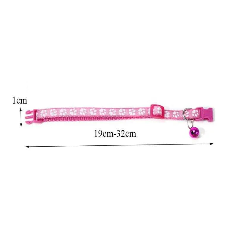 Colorful Cat Collar with Bell - Happy Tails - paws & love