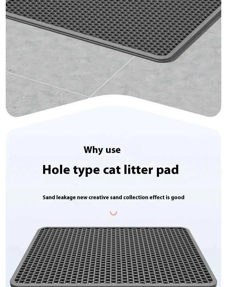PawPal Large Cat Litter Mat - Happy Tails - paws & love