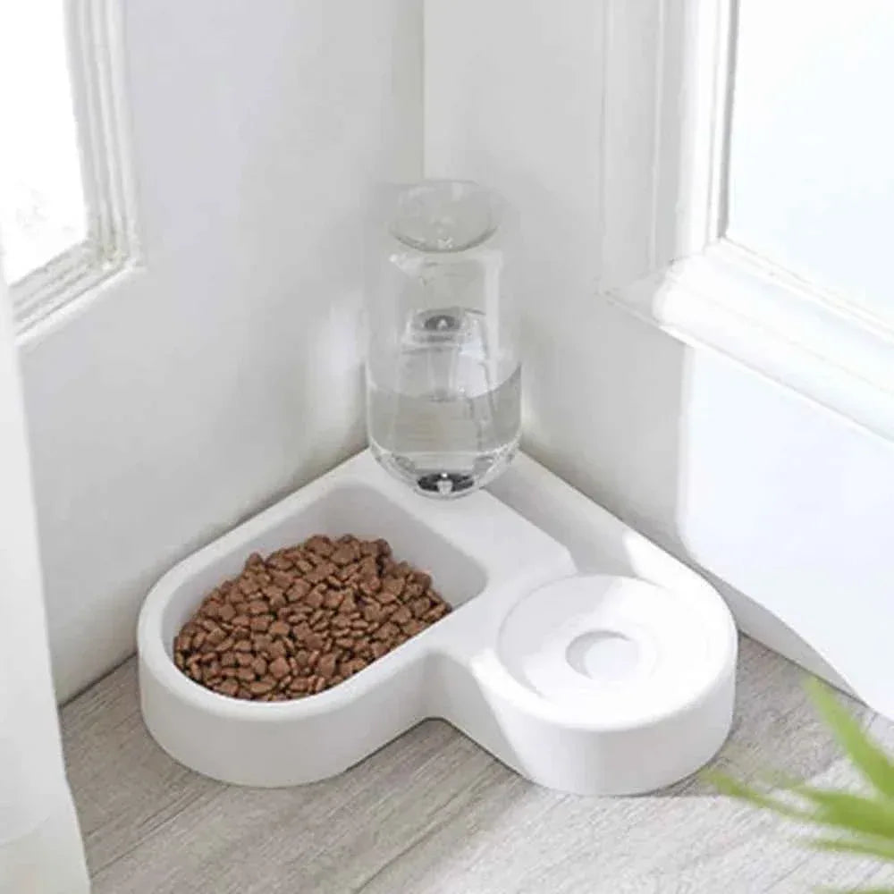PawPerfect Automatic Pet Feeder - 500ml Portable Bowl for Cats & Dogs, Perfect for Living Room & Bedroom Use - Happy Tails - paws & love