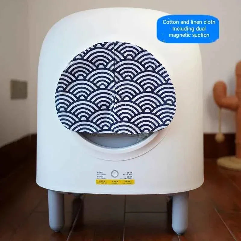 Petree Cat Basin Door Curtain - Odor-Proof & Dust-Proof Design, 6 Stylish Options for Your Automatic Litter Box - Happy Tails - paws & love