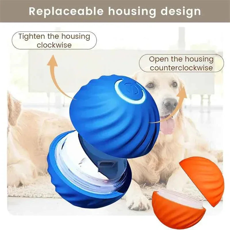 Smart Paws Interactive Dog & Cat Toy Ball - Happy Tails - paws & love