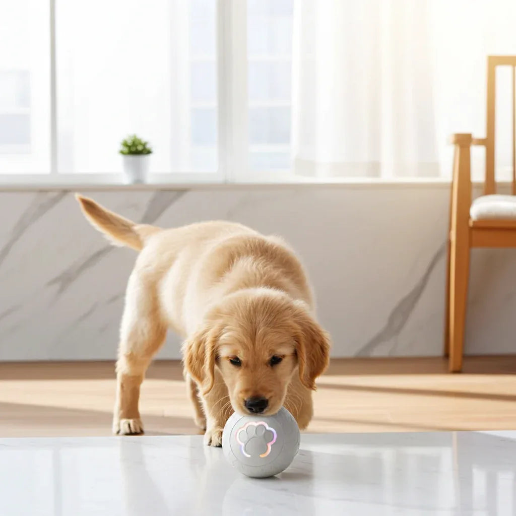 SmartPaws Interactive Dog Toy Ball - Happy Tails - paws & love