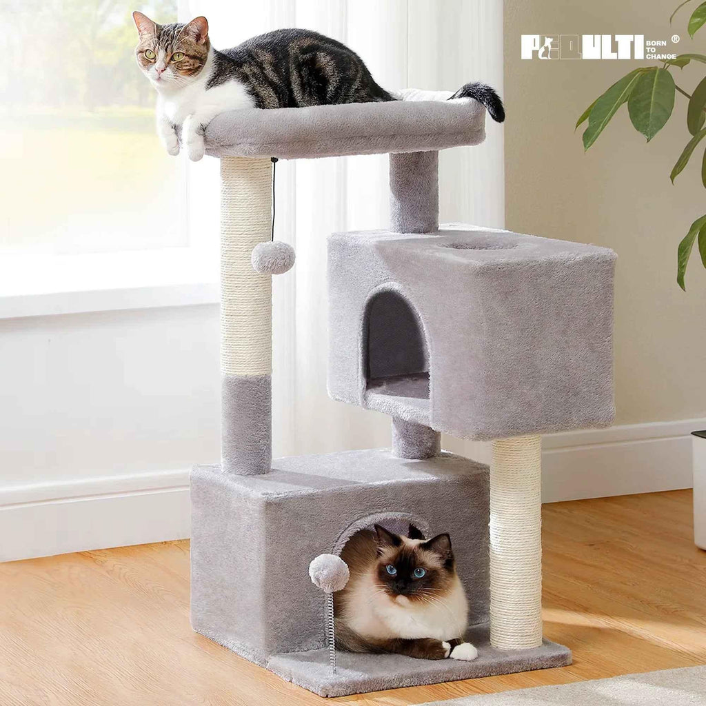 Cat Tree for Large Cats - Spacious and Durable Design for Play and Relaxation - Happy Tails - paws & love