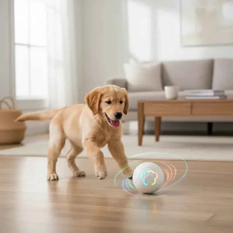 SmartPaws Interactive Dog Toy Ball - Happy Tails - paws & love