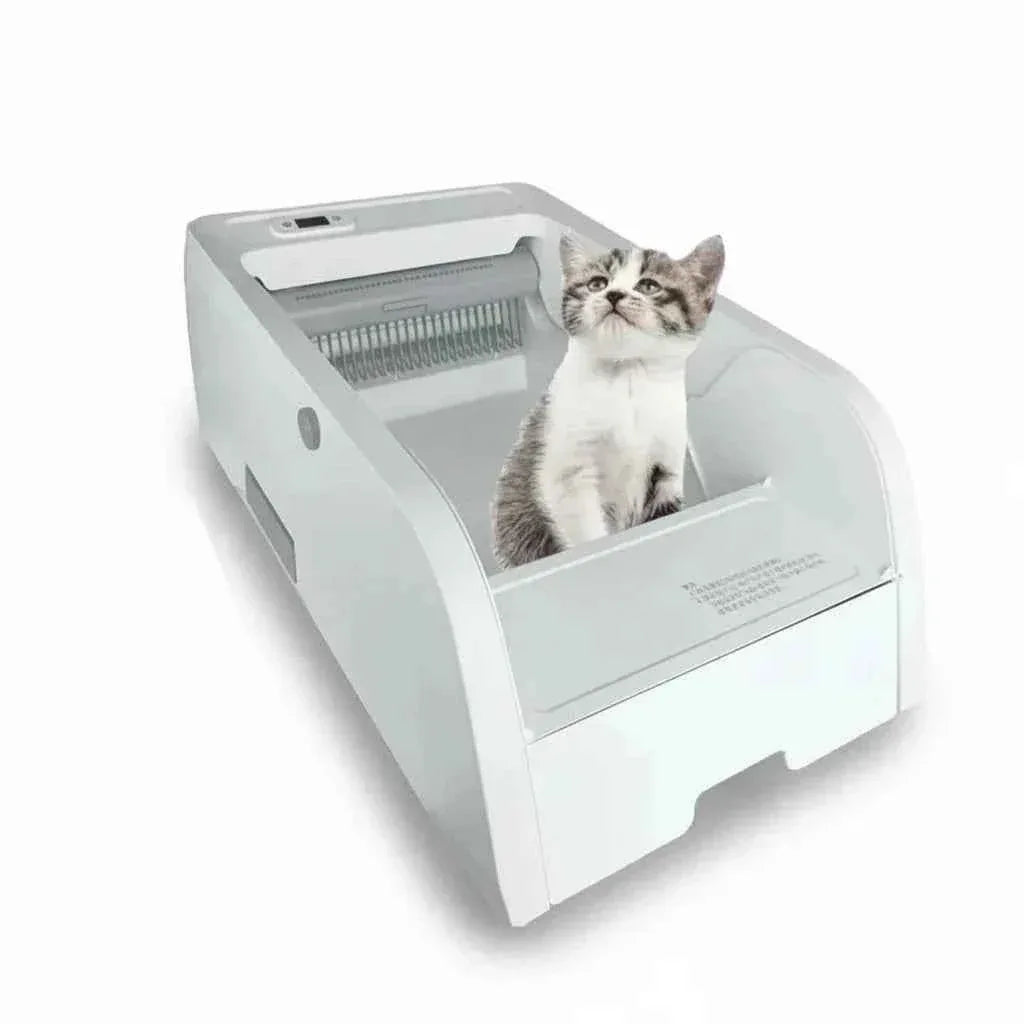Purrfect Pet Smart Self-Cleaning Cat Litter Box - App-Controlled & Odor-Proof Design for Effortless Hygiene - Happy Tails - paws & love
