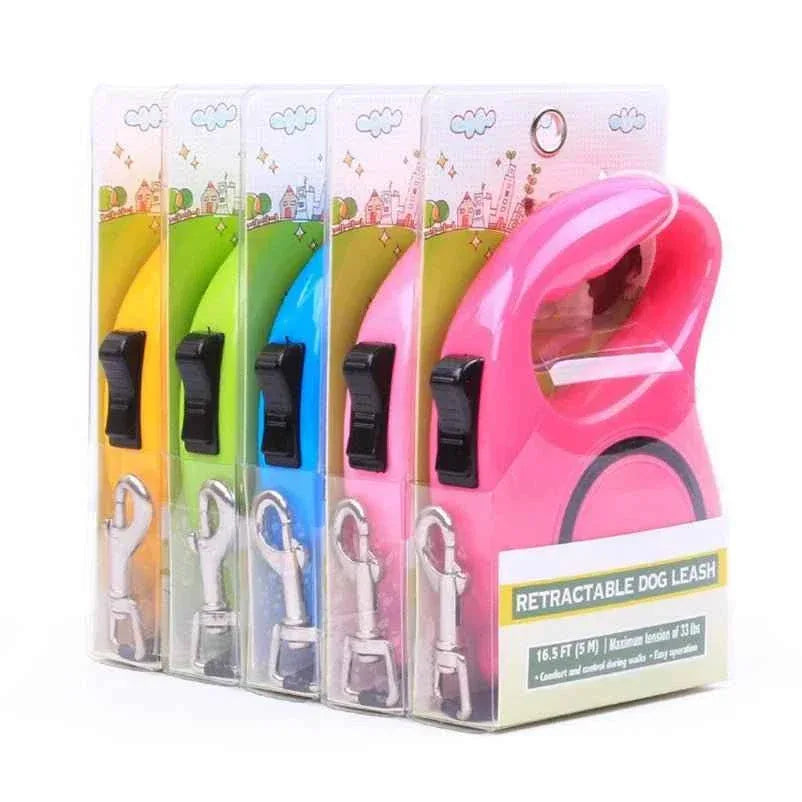 Automatic Retractable Dog Leash - Happy Tails - paws & love