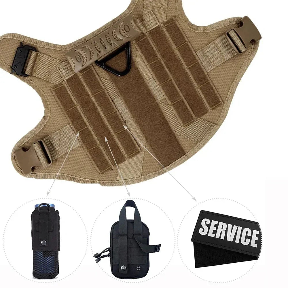 Military Dog Harness for Training - Happy Tails - paws & love