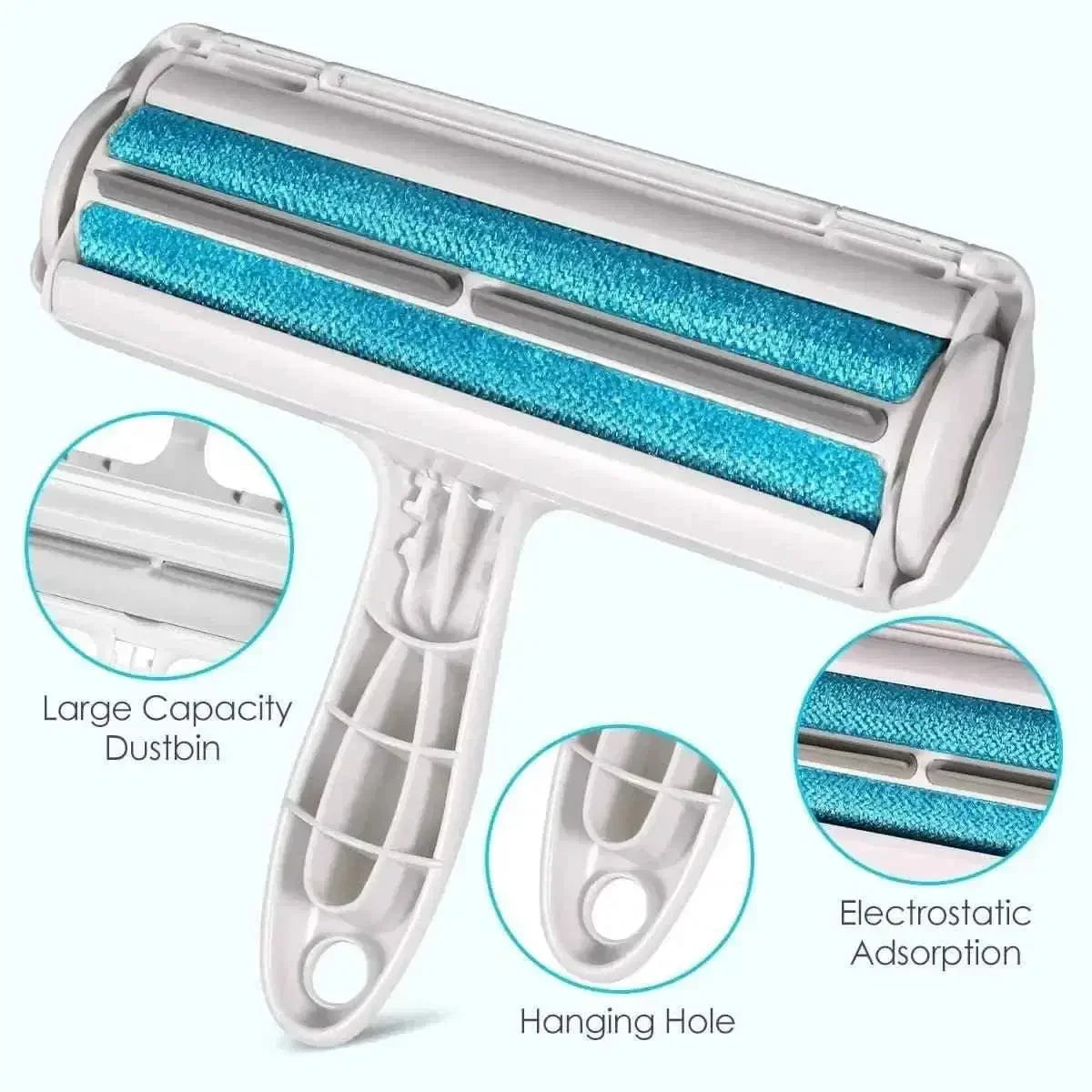 Self-Cleaning Pet Hair Remover Roller for Furniture & Clothe - Happy Tails