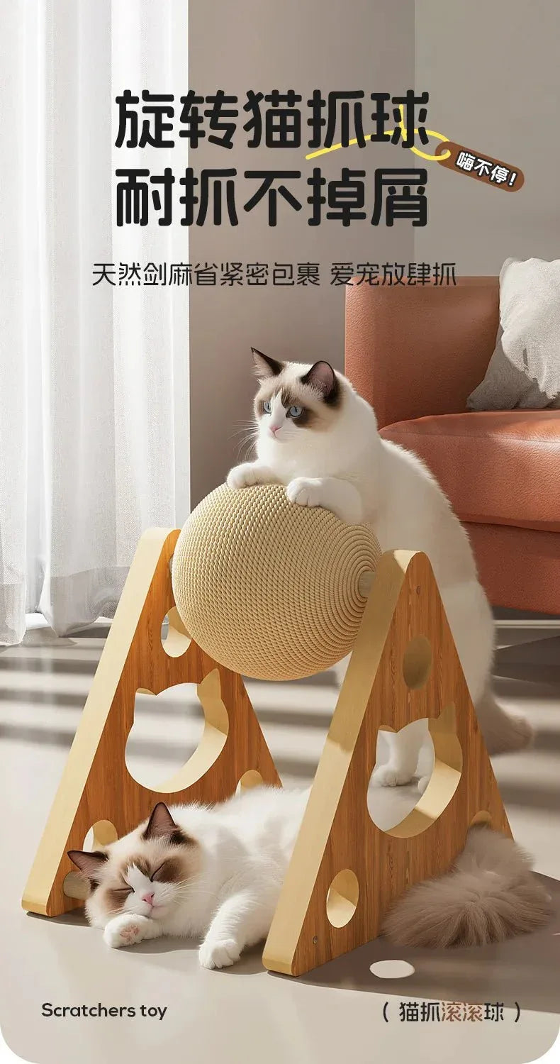 Cat Scratching Ball - Happy Tails - paws & love