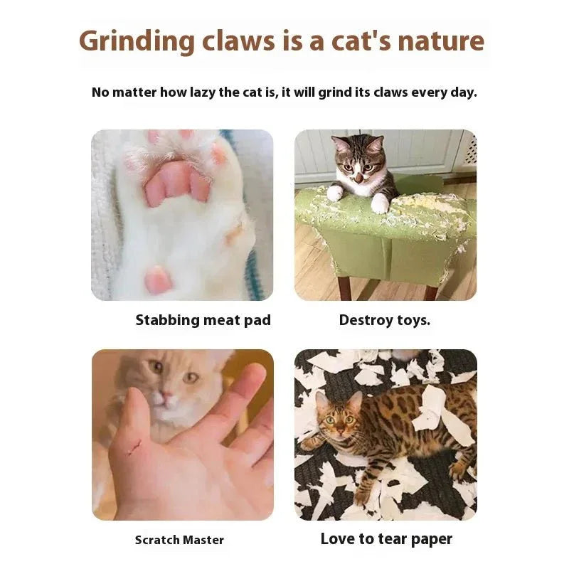 Stylish Cat Scratching Board - Happy Tails - paws & love