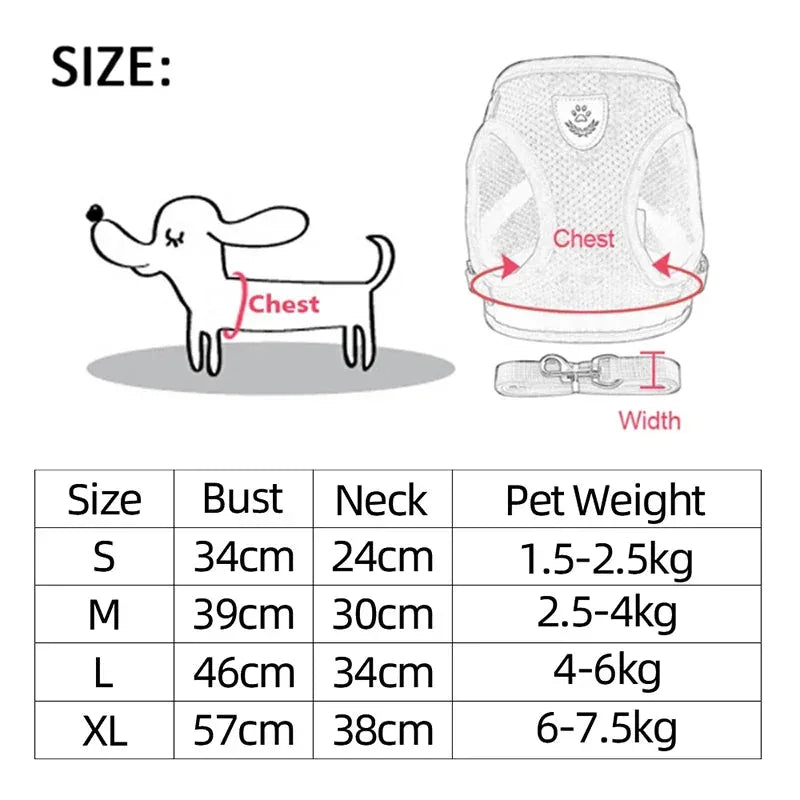 Cat & Dog Harness - Happy Tails - paws & love