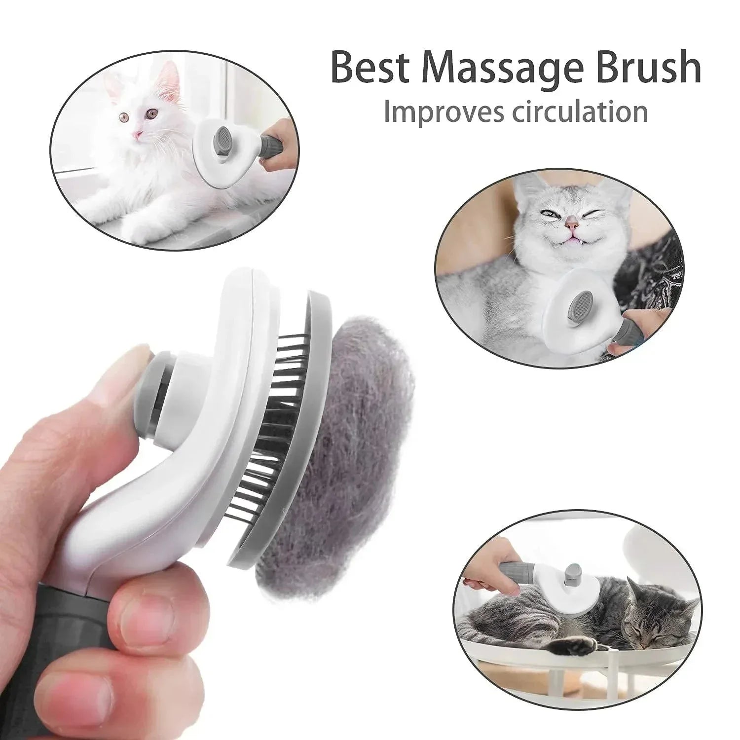 Pet Hair Remover Brush - Happy Tails