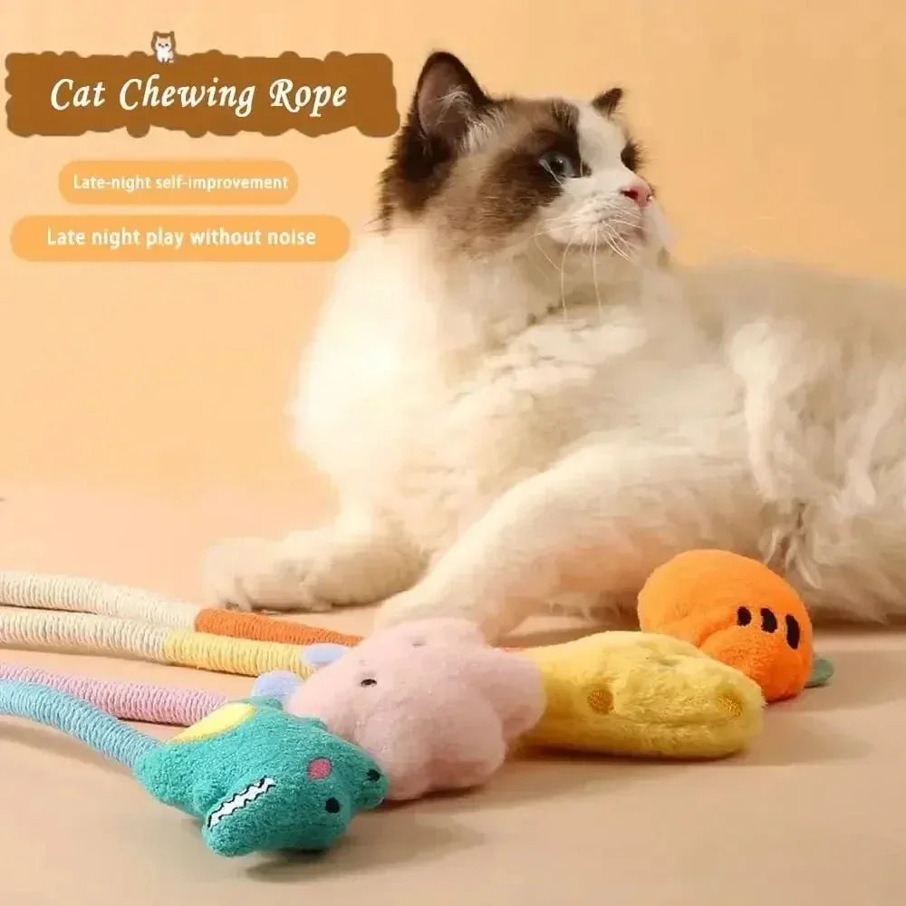 Cat Rope Toy - Happy Tails - paws & love