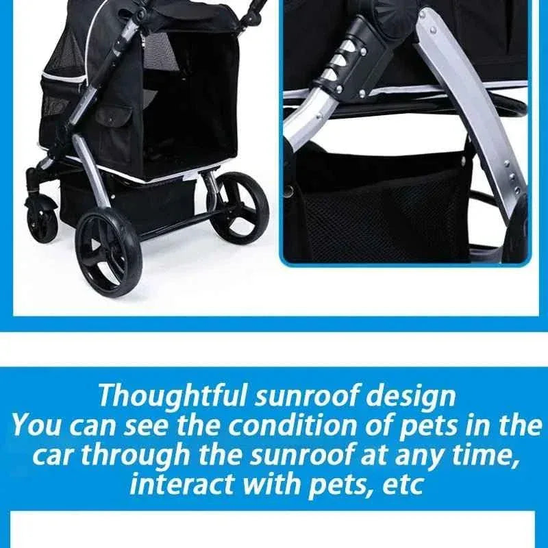 Foldable Dog Stroller - Happy Tails