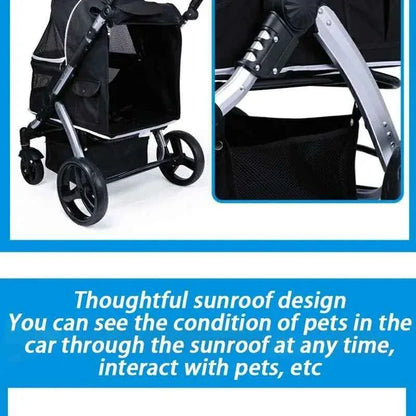 Foldable Dog Stroller - Happy Tails