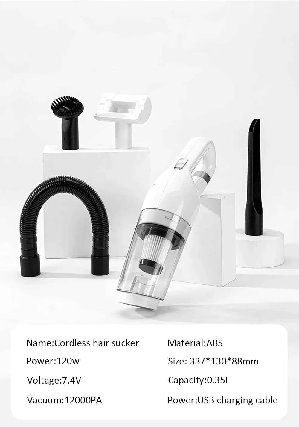 Portable Pet Hair Vacuum - Happy Tails