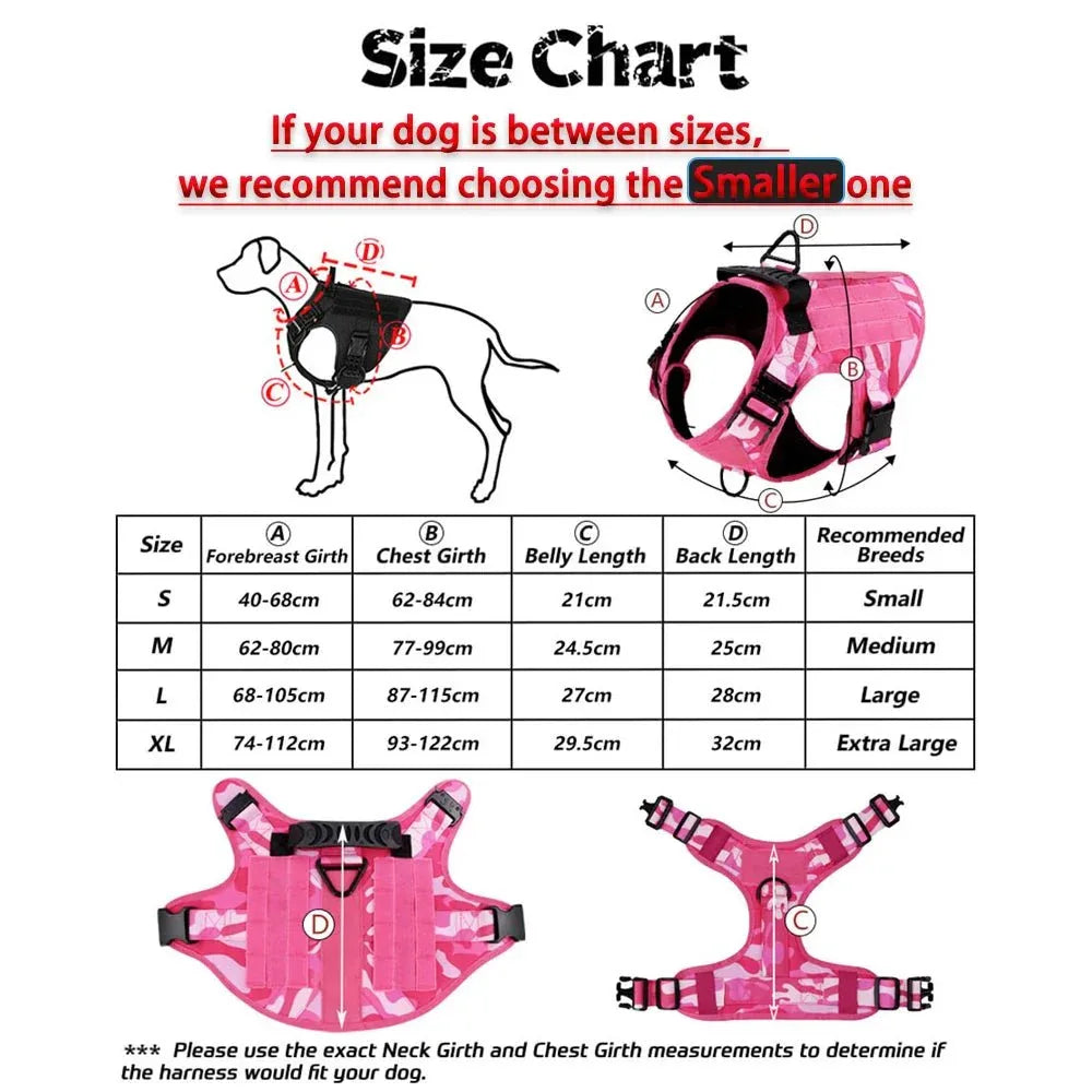 Military Dog Harness - Happy Tails - paws & love