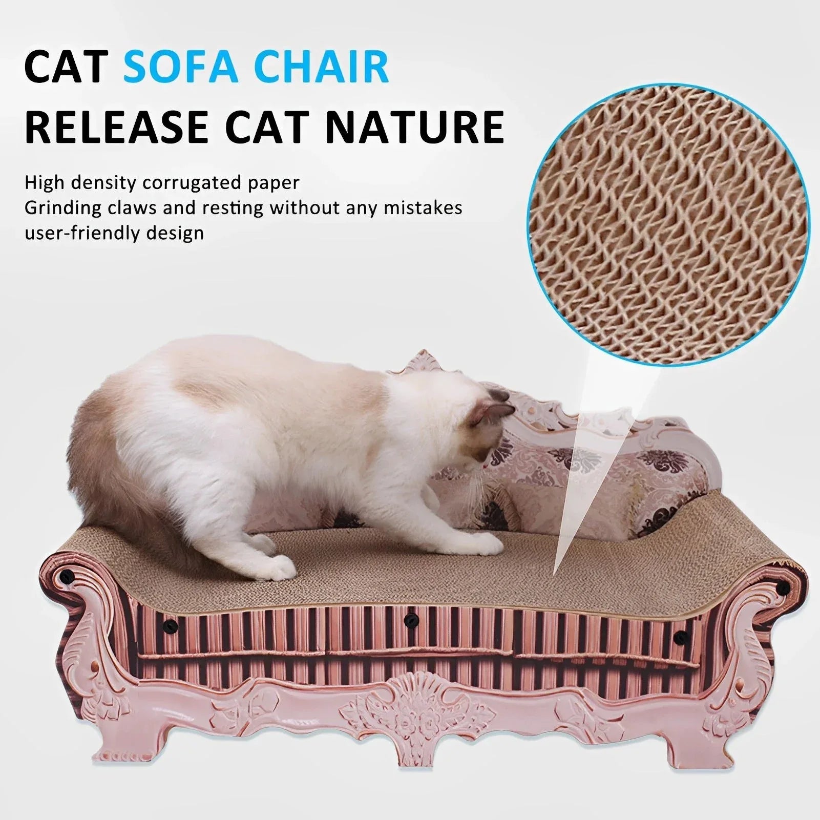 PawPal Cat Scratching Board - Eco-Friendly Design for Happy Claws - Happy Tails - paws & love