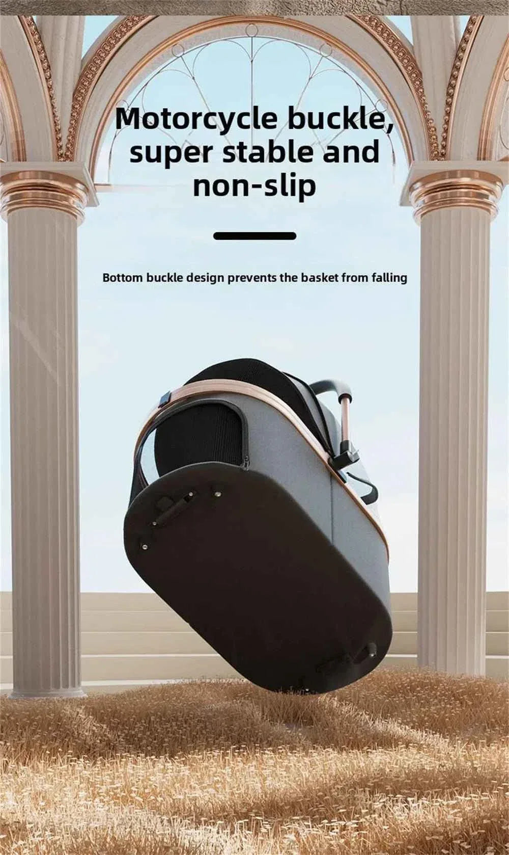 Detachable Pet Stroller for Dog Cat - Happy Tails