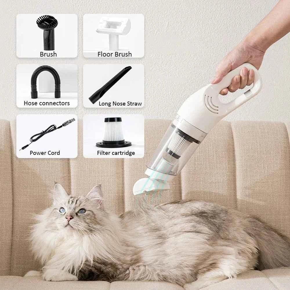 Portable Pet Hair Vacuum - Happy Tails