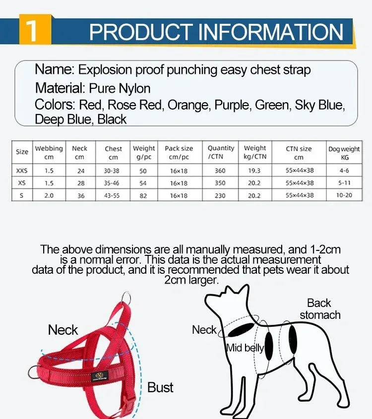 A Small Dog Harness for Comfort and Control - Happy Tails - paws & love