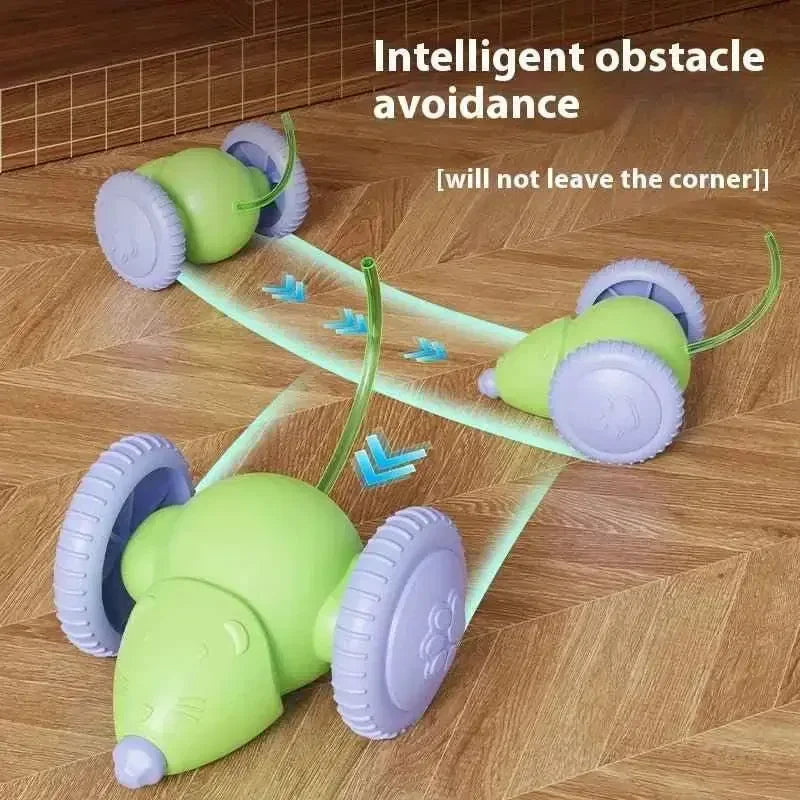 Interactive Cat Toy - Electric Mouse Car - Happy Tails - paws & love