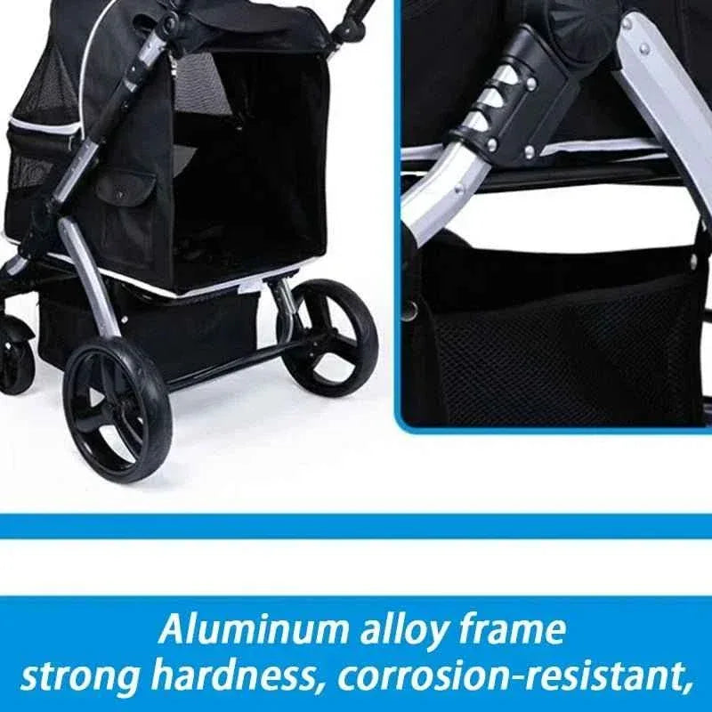 Foldable Dog Stroller - Happy Tails - paws & love