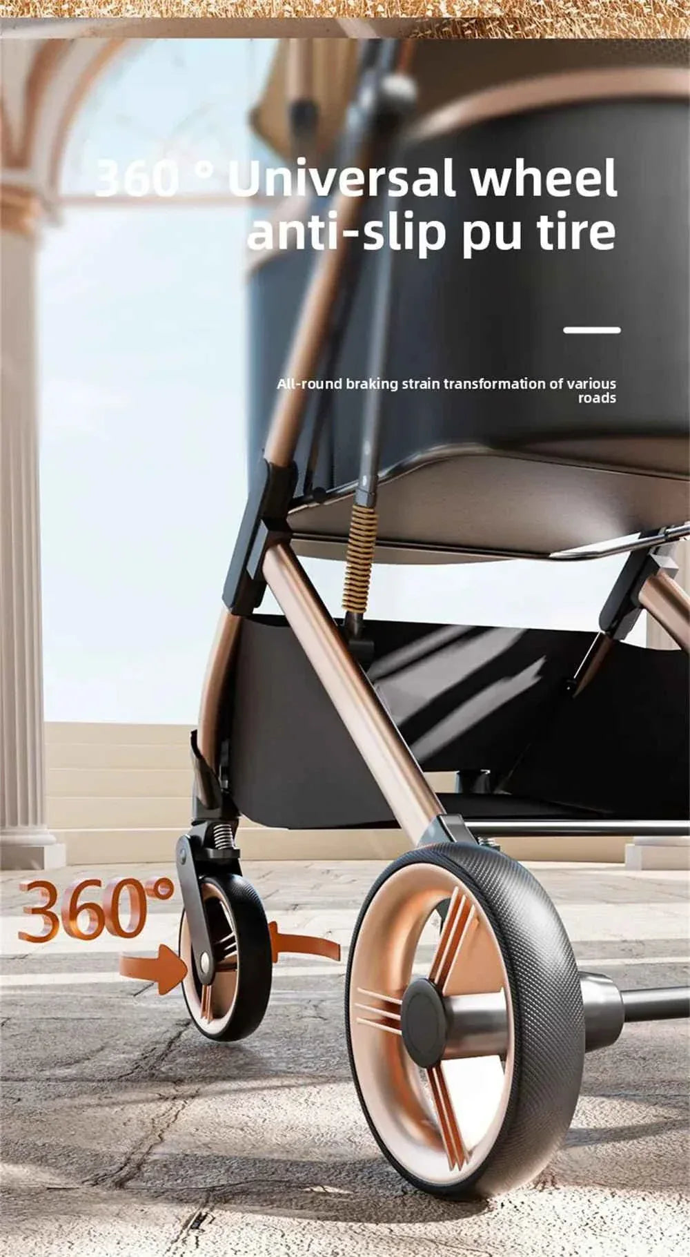 Detachable Pet Stroller for Dog Cat - Happy Tails