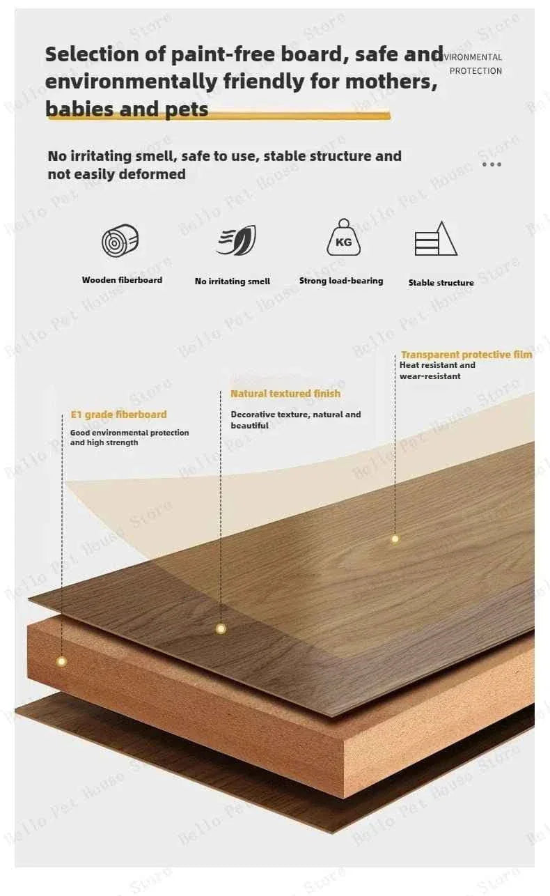 Wooden Dog Fence - Happy Tails - paws & love