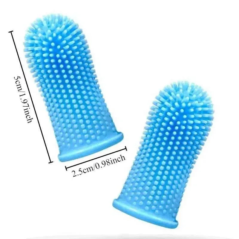 Soft Silicone Pet Toothbrush for Easy Pet Oral Hygiene Care - Happy Tails - paws & love