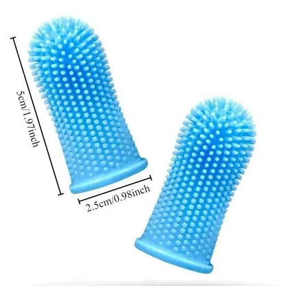 Soft Silicone Pet Toothbrush for Easy Pet Oral Hygiene Care - Happy Tails